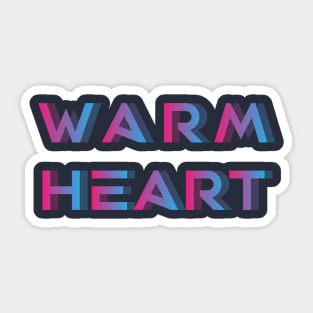 I'm a warm-hearted person. what about you? Sticker